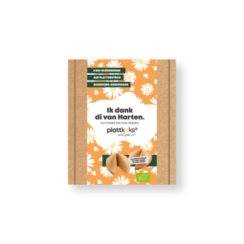 plattkeks® Sanddorn BIO Ik dank di, 8er