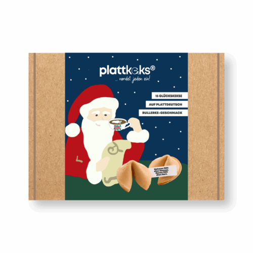 plattkeks® Ostfriesisch Weihnachtsmann, 15er