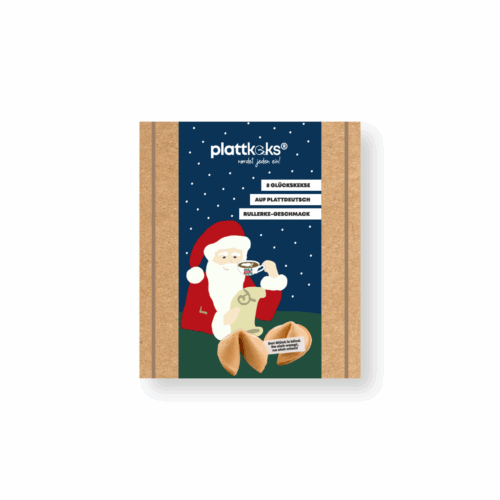 plattkeks® Ostfriesisch Weihnachtsmann, 8er