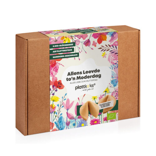 plattkeks® Sanddorn BIO Muttertag, 15er